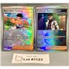 POKEMON - (2) Prismatic Holo Foil Pokeball Trainer cards