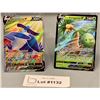 Image 1 : POKEMON - (2) Full Art Shiny Holo Cards: Honchcrow V & Exeggutor V