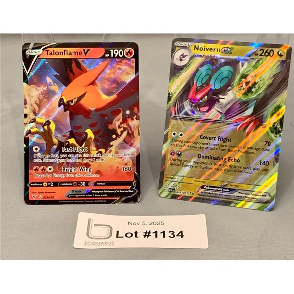POKEMON - (2) Full Art / Half Art Cosmos Holo Cards: Talonflame V