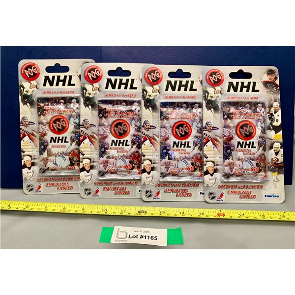 (4) NHLPA Rare Series 1 POG Hockey Packs:  Sealed NIB