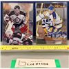 Image 1 : (2) Rare Pinnacle Slect Certified Chrome / Gold Foil Hockey Cards: Hasek
