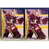 Image 2 : (4) NHL Goalie Hockey Cards: Rare Chrome Gold Foil Die-Cut