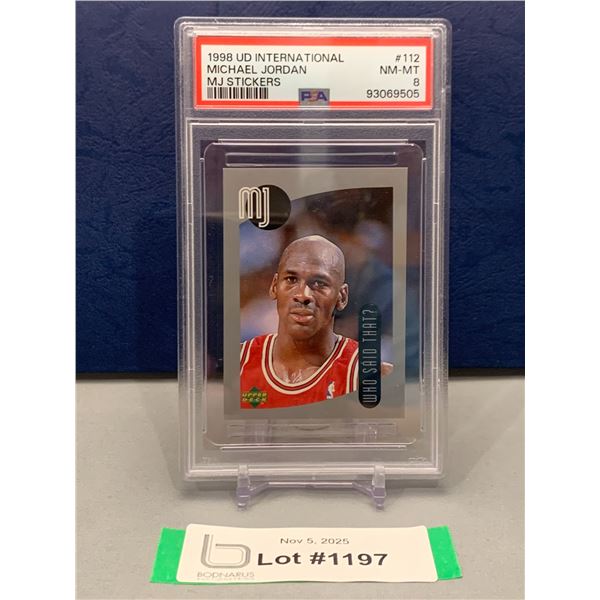 Michael Jordan - 1998 #112 PSA Graded 8 Basketball Card