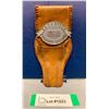 Image 1 : Vintage City of Saskatoon Transit System Card Punch Leather Holster with Badge