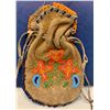 Image 2 : Antique Rare 1890's Handmade Leather Beaded Medicine Bag - Guaranteed Auth.