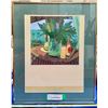 Image 1 : Artist Fernando Bellver Spain - Original Framed Matted Print With COA