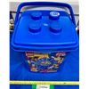 Image 1 : Vintage LEGO System Large Storage case / Box With Handle - MINT!