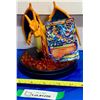 Image 1 : POKEMON - Ultra Rare MEGA Charizard EX Holo #12/83 & Pokemon Centre Charizard 6' x 6' Figurine - Bot