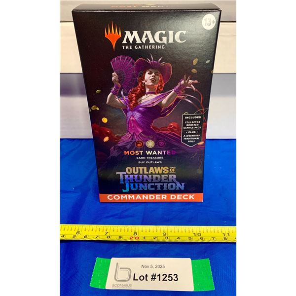 MTG Magic the Gathering: Sealed Outlaws of Thunder Junction Commander Deck * Most Wanted & Collector