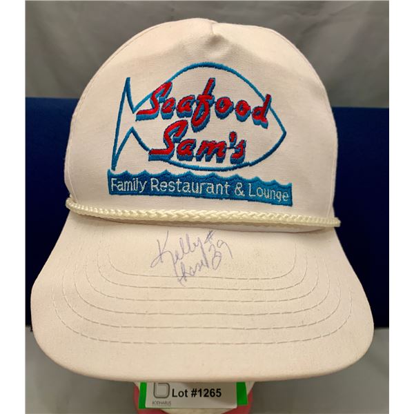 Kelly Chase Saskatoon Blades St. Louis Blues Autographed Ball cap
