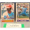 Image 1 : (2)Vintage 1978 OPC Baseball Cards: Lou Brock & Steve Carleton