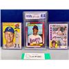 Image 1 : (3) Sammy Sosa Graded 9 Rookie Baseball card & 2x Vintage Baseball cards