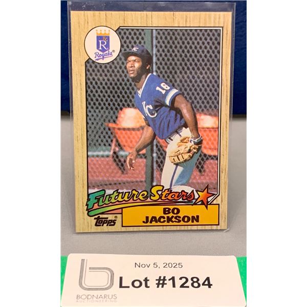 Bo Jackson 1987 Topps Rookie MLB Baseball card