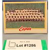 Image 1 : Rare Vintage OPC Unmarked Montreal Expos 1978 MLB Baseball Team Card