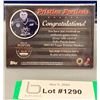 Image 2 : Felix Potvin 2003 Rare Pristine Portions Game Used Jersey Patch Hockey Card