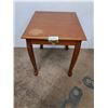Image 1 : * Wooden End Table - Faded Spot - 18x21x20" - Pickup Only