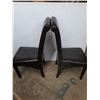 Image 2 : * (2) Faux Leather High-Back Dining Chairs - 18" Wide x 42" Back - Pickup Only