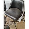 Image 3 : * (2) Swivel Bar Stools - 40" High - Each Missing Foot, Bar Table - 28" High x 18" Dia - Pickup Only