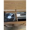 Image 2 : * Vintage Cabinet Record Player/Radio - Both Tested - 46.5x17.5x27" - Pickup Only - Has Castors