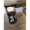 Image 4 : * Vintage Singer Sewing Machine/Station w/Contents - 34x16x30" Closed - Pickup Only