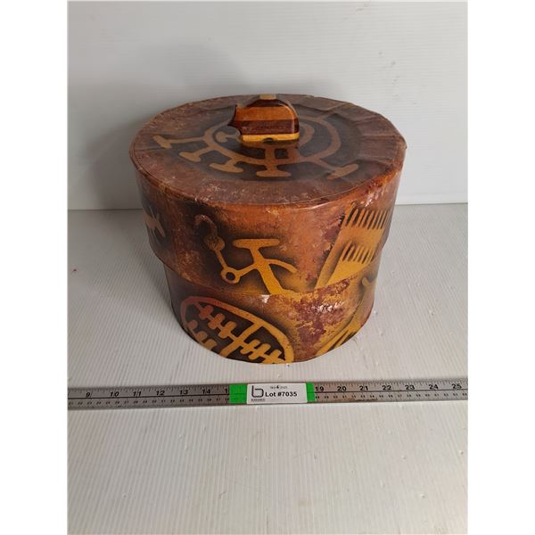 Vintage Wood Trinket Box
