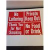 Image 3 : (10) Assorted Signs