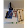 Image 1 : Masonry Tool,6 in 1 Screwdriver,Hose Clamp Ass't,Clamp,LED Light and (2) Rolls Braided Cord