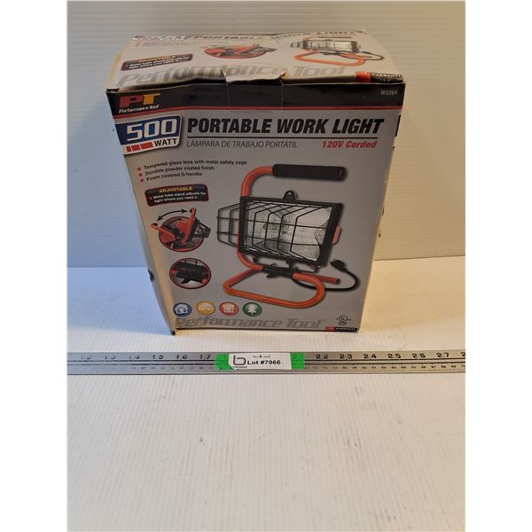 500 Watt Portable Work Light-Corded-NOS