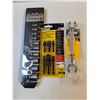 Image 2 : (2) Asst'd Socket Sets,(2) Flashlights,(2) Wrenches,Socket Adapter and Color Coded Ball End Hex Key 
