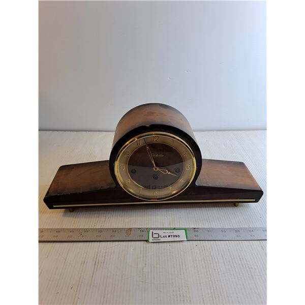 Antique "Forestville" Mantle Clock 17" Long /8 " Tall