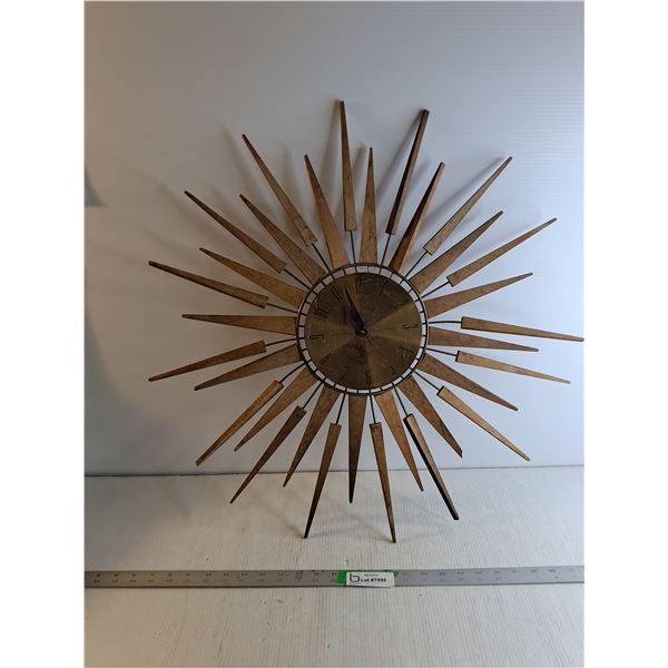 WestClox Starburst Wall Clock 26" - Battery Operated