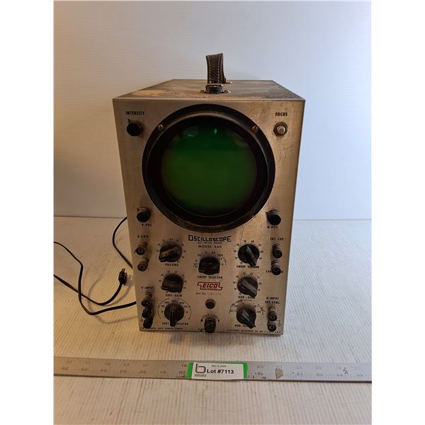 Oscilloscope DC - Wide Band (Model 460} Powers On