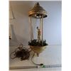 Image 1 : Hanging Vintage Oil Lamp (To Represent Rainfall) Powers On - 28' tall - PICK UP ONLY