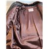 Image 5 : *Ladies Brown Leather And Fur Coat (Apx Size M/L) Satin Lined