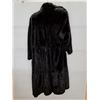 Image 3 : *Ladies "Eaton"  Long Button Up Black Fur Coat (Apx. Size Med/Lg) Satin Lined