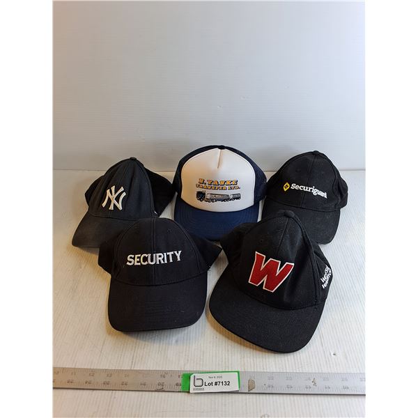 (5) Assorted Caps/ Hats
