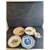 Image 1 : (4) Assorted 8" China Plates/ Creamer