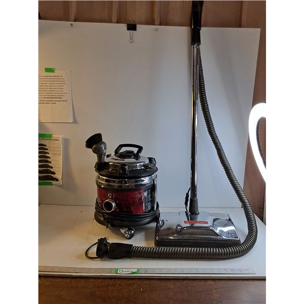 Vacuum - Majestic Triple Crown Filter Queen/ With Attachments/ On Casters/ Beater Bar Works/ Powers