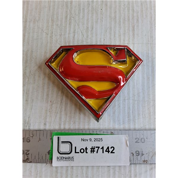 Superman Belt Buckle 3.5"/ Heavy Duty Metal