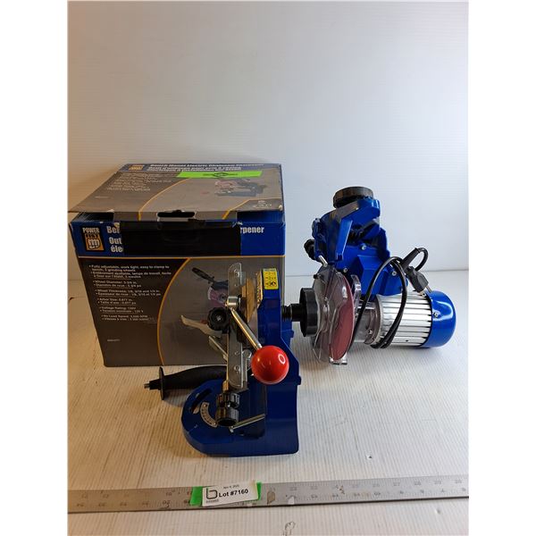 Bench Mount Electric Chainsaw Sharpener - Power Fist (Powers On)