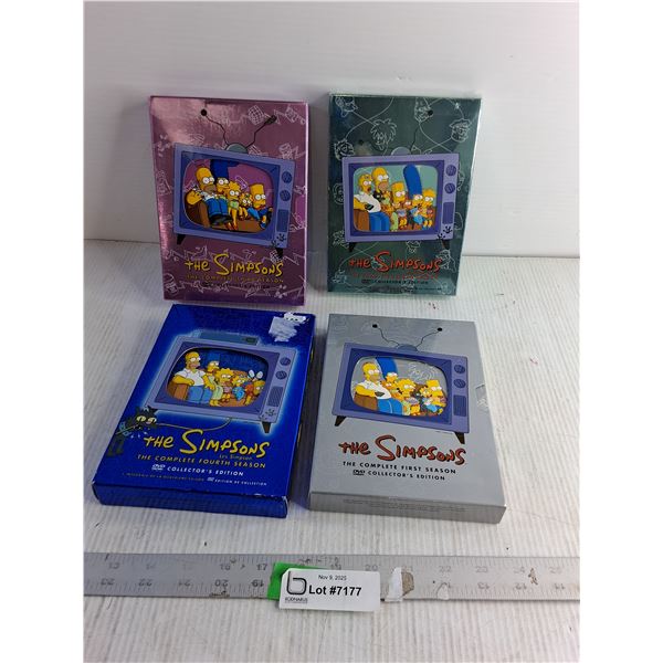 The Simpsons - Complete Seasons 1-4 DVDs