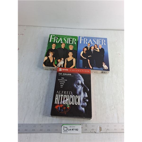 Fraser DVD - Seasons 4, 10/ Alfred Hitchcock (5) DVD's