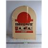 Image 1 : Broadway District Metal Sign 24" x 17" (Double Sided)