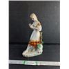 Image 1 : Vintage Porcelain Figurine Of Young Ukrainian Girl 11.5" Tall