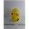 Image 1 : Barlett-Collins Hand Painted Yellow Cookie Jar With Lid 9.5"