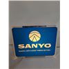Image 2 : "Sanyo" Light Up Wall Or Table Top Display Electrical Sign (Powers On) 11" x 9")