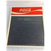 Image 2 : Coca-Cola Plastic Wall Mount Menu Board With Plastic Letters - 15" x 13"