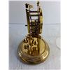 Image 3 : Brass Anniversary Mantle Clock With Glass Dome 12" - PICK UP
