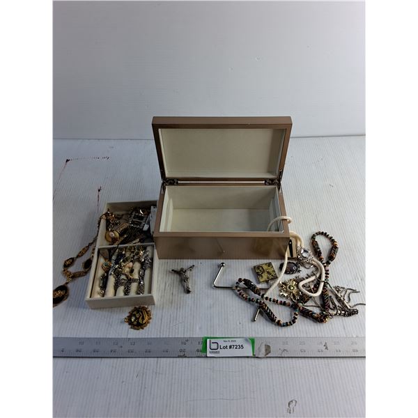 Jewelry Box With Contents.