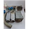Image 2 : Assorted Electrical - Transformer, Conduit, Cords, Cable, Storage Tote 13x16x21" - PICK UP ONLY